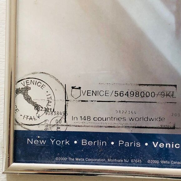 WELLA Blond Girl Framed Art Print Poster 2000 VTG - Picture 4 of 5